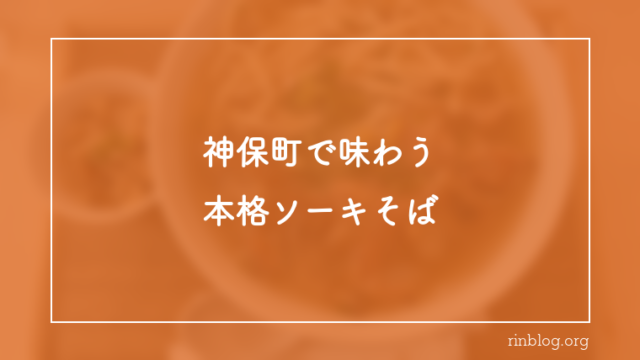 【神保町】清井商店のソーキそばが東京一と言われる理由｜ランチはじゅーしー付き1000円